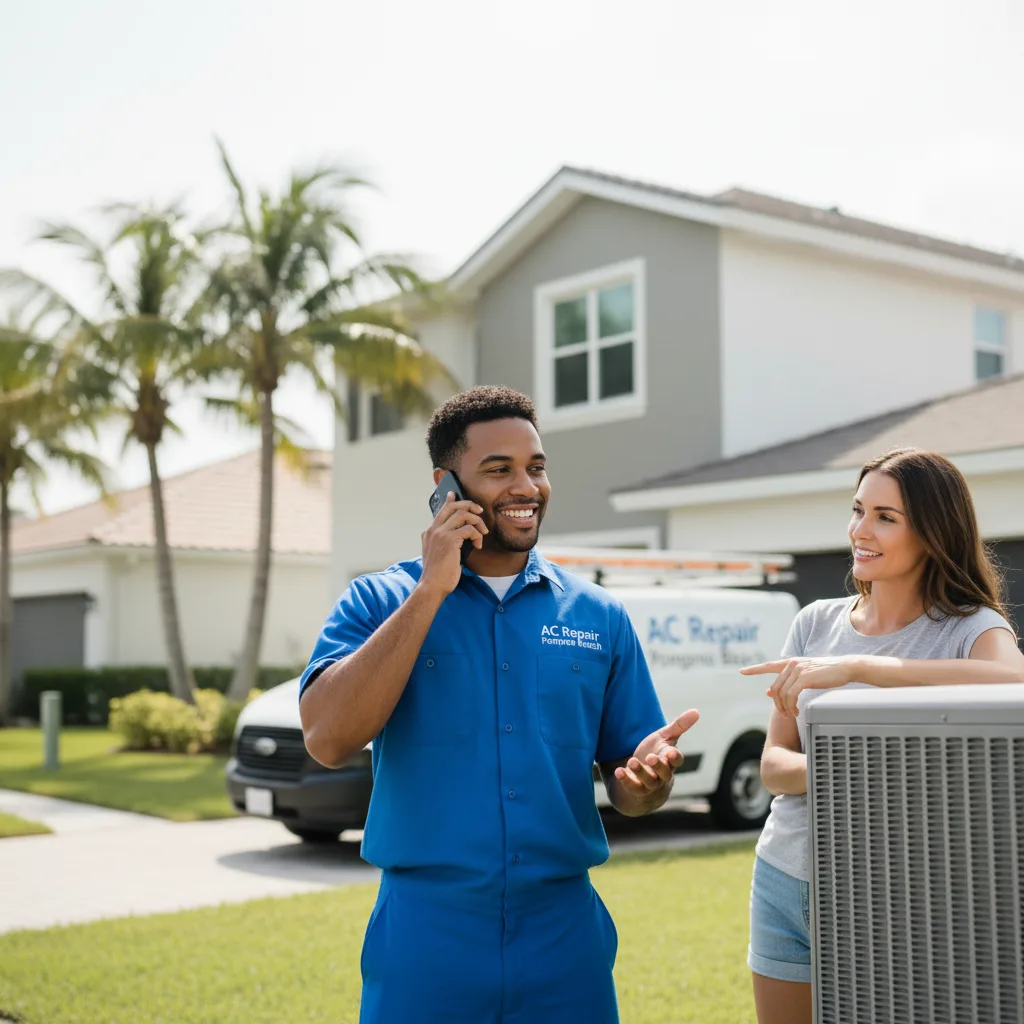 AC Repair Pompano Beach customer support in Hobe Sound